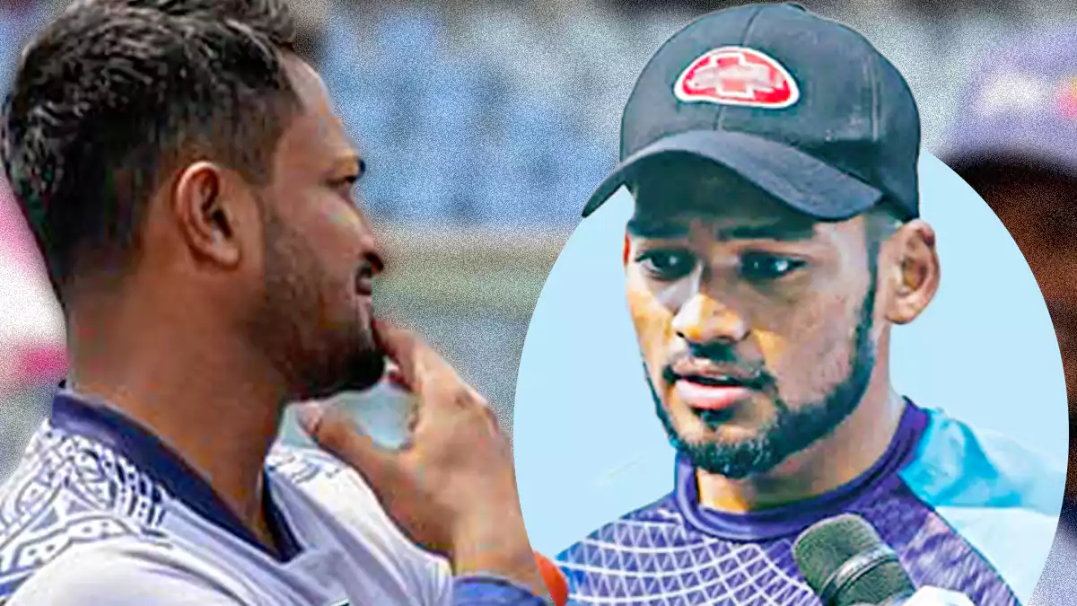 সাকিবকে বাদ দেওয়ার প্রশ্নে শান্তর উওর Shanta Brief Answer